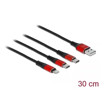 Cabo de carregamento USB 3-em-1 DeLOCK 86708