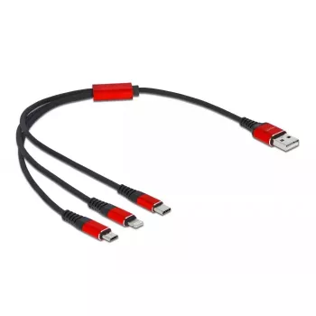 Cabo de carregamento USB 3-em-1 DeLOCK 86708
