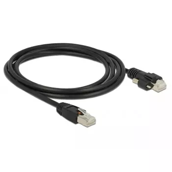 Cabo de rede DeLOCK 85668 RJ-45 Cat6 2 m preto