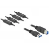 Cabo USB DeLOCK 85382 USB 3.2 Gen 1 20 m USB A USB B preto