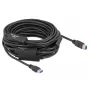 Cabo USB DeLOCK 85382 USB 3.2 Gen 1 20 m USB A USB B preto