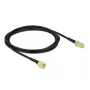 Cabo de antena DeLOCK ficha SMA para conector fêmea SMA LMR/CFD100 2 m