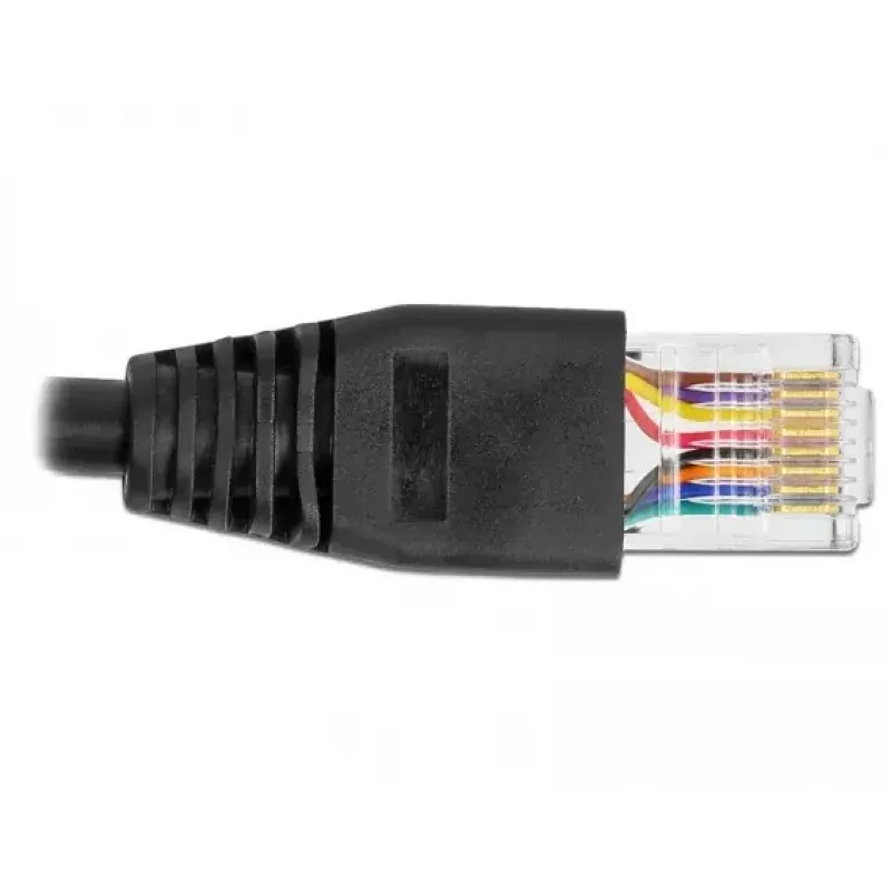 Cabo de ligação série DeLOCK 64158 USB 2.0 Type-A para RS-232 RJ45 25 cm preto