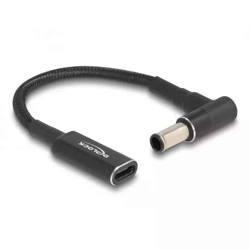 Cabo adaptador DeLOCK conector fêmea USB Type-C para ficha Sony 6,0 x 4,3 mm 90° 15 cm