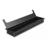 Passa-cabos DELOCK 66858 para secretária, preto, 80×300×28 mm