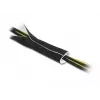 Manga para cabos DeLOCK neoprene flexível 1,5 m x 135 mm preto/branco