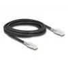 Cabo de rede DELOCK 80257 — Cat6a S/FTP (S-STP), RJ-45 para RJ-45, 3 m, preto
