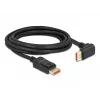 Cabo DisplayPort DeLOCK 87052 8K 60Hz 3 m ficha para ficha 90° para baixo