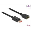 Cabo de extensão DisplayPort DeLOCK 8K 60 Hz 1 m