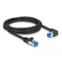 Cabo de rede DeLOCK RJ45 Cat.6A S/FTP 3 m preto