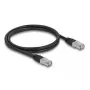 Cabo de rede DeLOCK RJ45 Cat.6A S/FTP 1 m preto