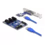 Riser Card DeLOCK PCI Express x1 para 3 x PCIe x1 50 cm cabo USB