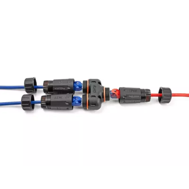 Cabo de rede DeLOCK 88143 adaptador Y RJ45 para 2 x RJ45 Cat.6 preto