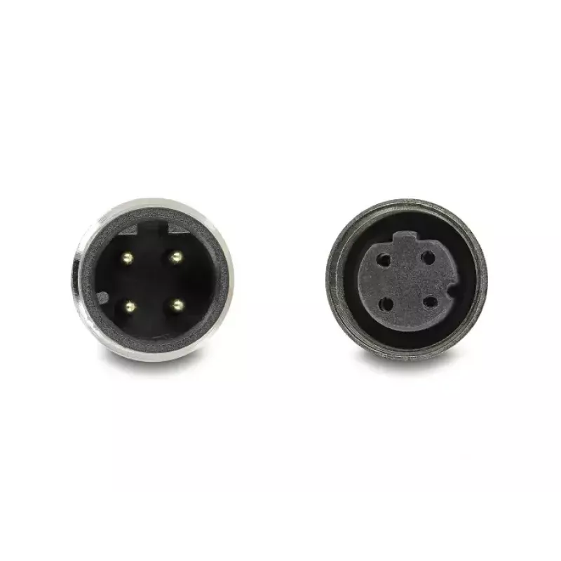 Cabo de rede DeLOCK M12 codificado D 4 pinos macho para fêmea Cat5e 5 m preto
