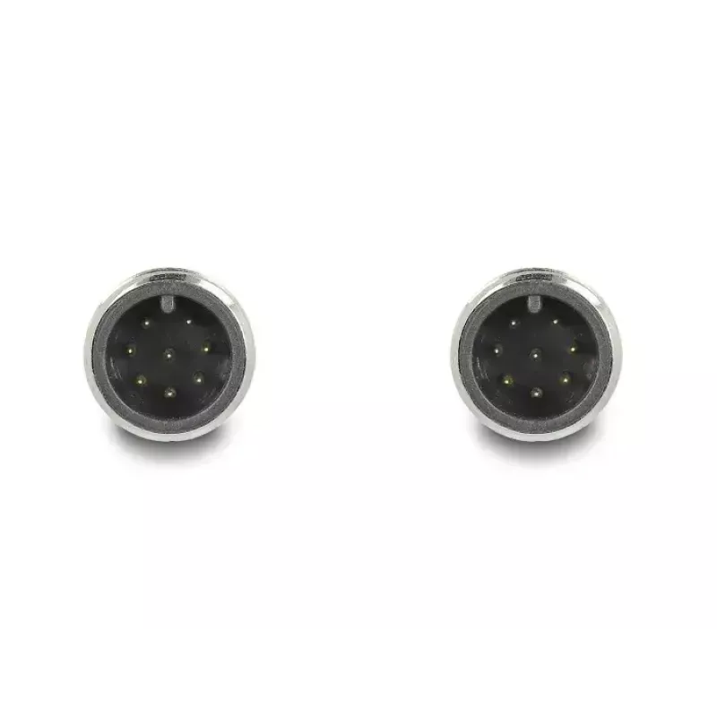 Cabo de rede DeLOCK M12 A-codificado 8 pinos ficha macho para ficha macho PUR (TPU) 1 m