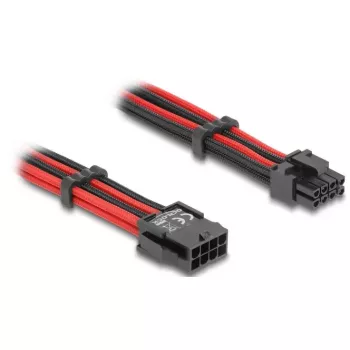 Cabo de alimentação interno DELOCK 80975 — 8 pinos para PCI-E 6+2 pinos, 0,3 m
