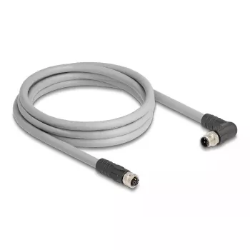 DeLOCK Cabo sensor/atuador 80548 2 m RST M12 cinzento
