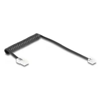 DeLOCK Cabo telefónico 1 m preto 88442 RJ-11 RJ-45
