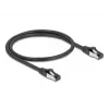 Cabo de rede DeLOCK 80570 RJ-45 Cat8.1 0,5 m preto