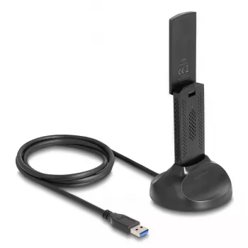 Adaptador Wi-Fi 6E Dual Band USB DeLOCK AX3000 1201 Mbps