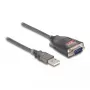 Adaptador DeLOCK USB 2.0 Type-A para série RS-232 D-Sub 9 polos ficha macho 3m