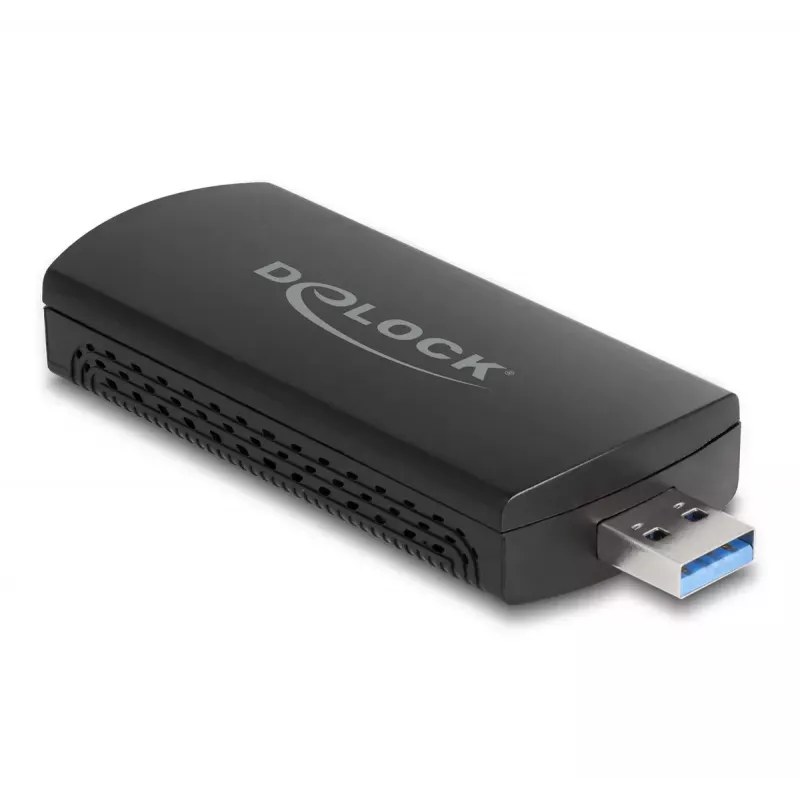 Placa de rede WLAN DeLOCK 12771 1201 Mbit/s USB Wi-Fi 6