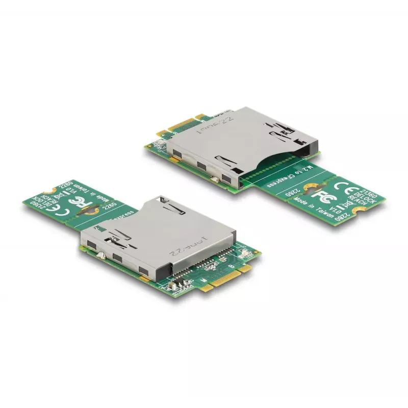 Adaptador DeLOCK M.2 Key B+M ficha macho para slot CFexpress, M.2, CFexpress B, CF