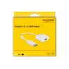Adaptador DisplayPort 1.2 ficha macho para HDMI conector fêmea 4K DeLOCK 63586