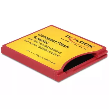 Adaptador de cartão Delock 62542 SD/SDHC/SDXC para CompactFlash