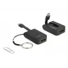 Adaptador de cabo de vídeo DeLOCK 63940 USB Type-C para DisplayPort 0,03 m
