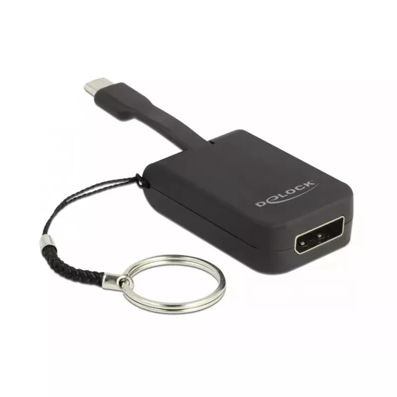 Adaptador de cabo de vídeo DeLOCK 63940 USB Type-C para DisplayPort 0,03 m