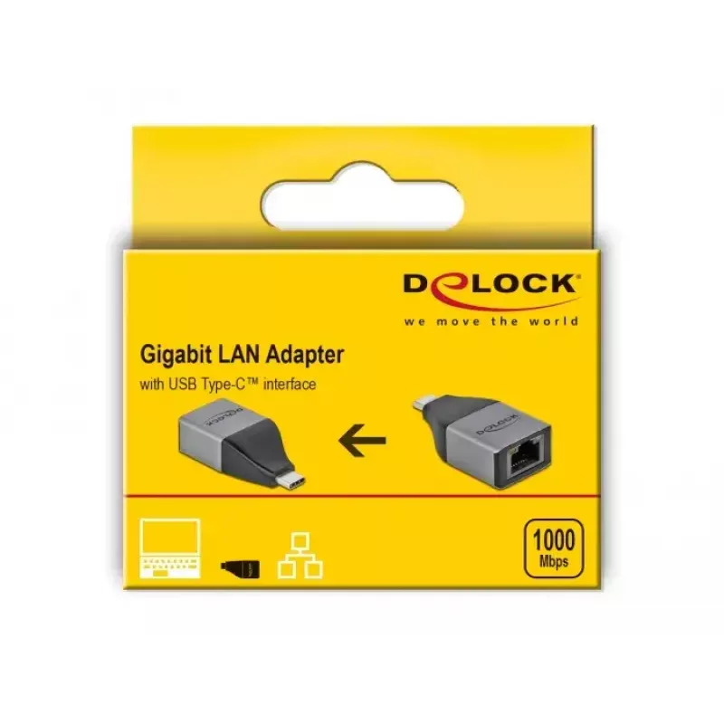 Placa de rede DeLOCK 64118 Ethernet 1000 Mbit/s