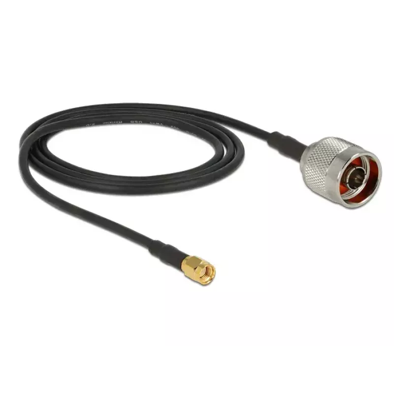 Cabo coaxial DeLOCK 88940 2m RP-SMA preto