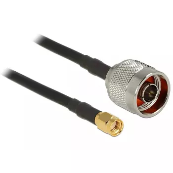 Cabo coaxial DeLOCK 88940 2m RP-SMA preto