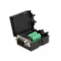 Conector de cabos DeLOCK 66264 Sub-D 9 barra de terminais de 10 pinos preto