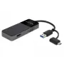 Dock para portátil DeLOCK 64085 USB 3.2 Gen 1 Type-A preto
