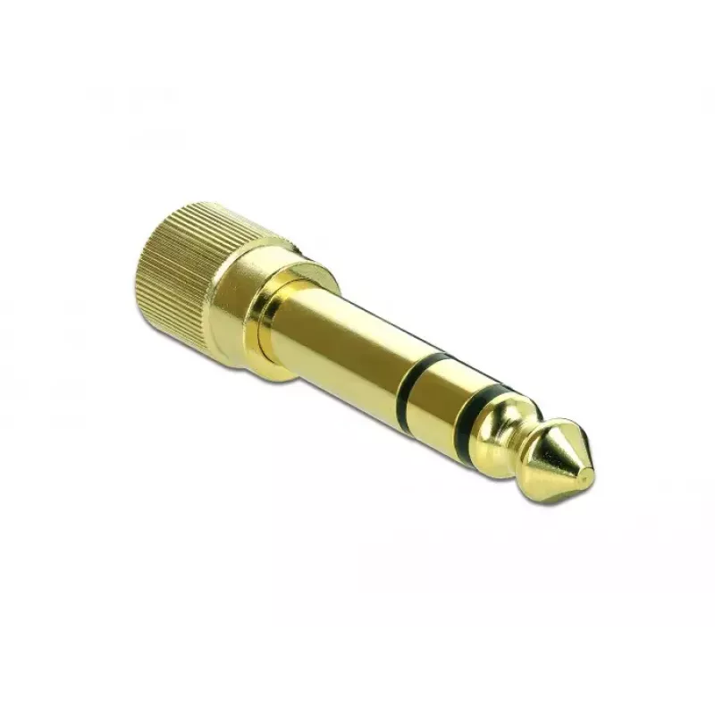 Adaptador DeLOCK 66390 3,5 mm para 6,35 mm dourado