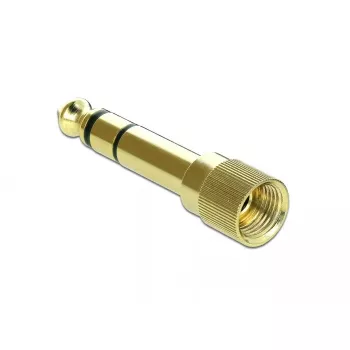 Adaptador DeLOCK 66390 3,5 mm para 6,35 mm dourado