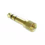 Adaptador DeLOCK 66390 3,5 mm para 6,35 mm dourado