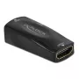 Adaptador HDMI-A fêmea para VGA fêmea 1080p com áudio DeLOCK 66560
