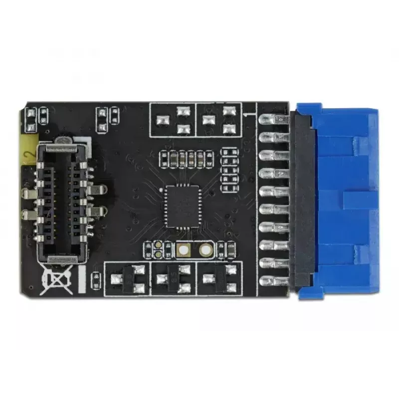 Adaptador USB DeLOCK 41981 Type-E Key A barra de pinos fêmea para fêmea Key A interna