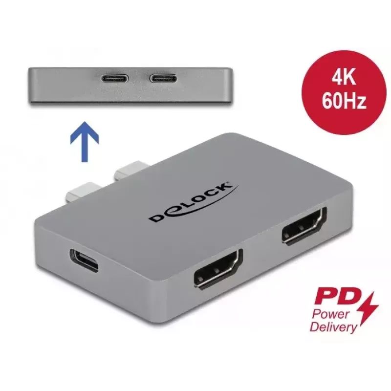 Adaptador Dual-HDMI DeLOCK 64123 para MacBook