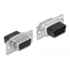 Kit de montagem D-Sub 9 pinos fêmea para RJ12 6P/6C DeLOCK 66759