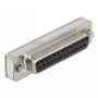 Adaptador de loopback DeLOCK RS-232/422/485 DB25 fêmea