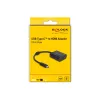 Adaptador DeLOCK USB-C para HDMI 8K HDR preto 0,15 m