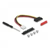 Adaptador DeLOCK M.2 Key A+E para PCIe x4 NVMe inclinado com cabo de 20 cm