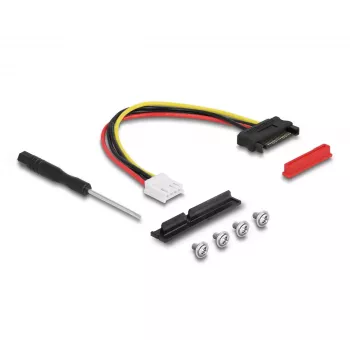 Adaptador DeLOCK M.2 Key A+E para PCIe x4 NVMe inclinado com cabo de 20 cm