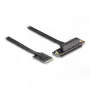 Adaptador DeLOCK M.2 Key A+E para PCIe x4 NVMe inclinado com cabo de 20 cm