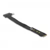 Adaptador DeLOCK M.2 Key M para U.2 SFF-8639 NVMe com cabo de 20 cm