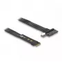 Adaptador DeLOCK M.2 Key M para U.2 SFF-8639 NVMe com cabo de 20 cm